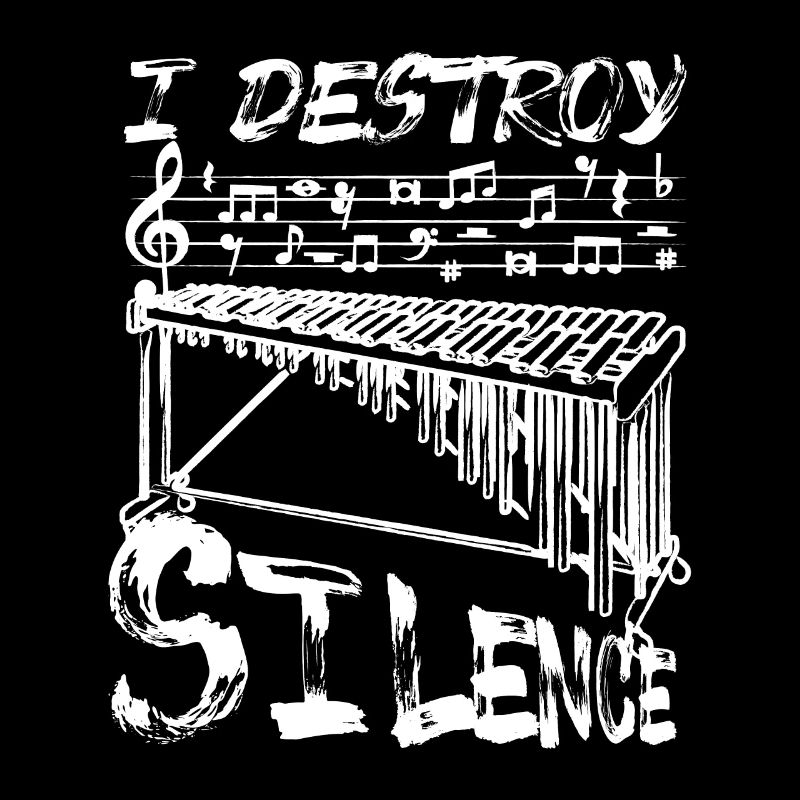 I destroy silence play marimba