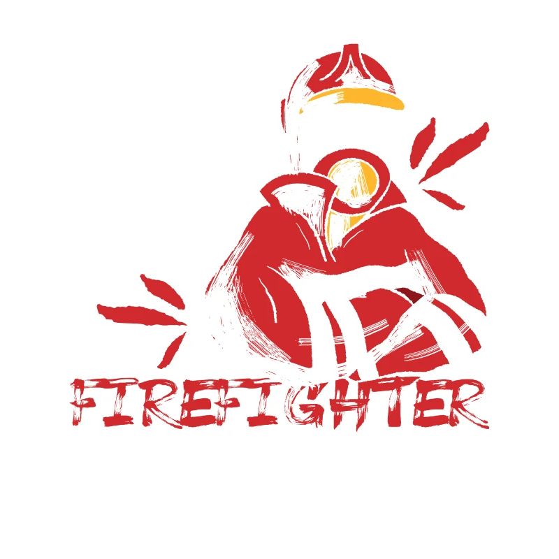 Keep calm the firefighter is here