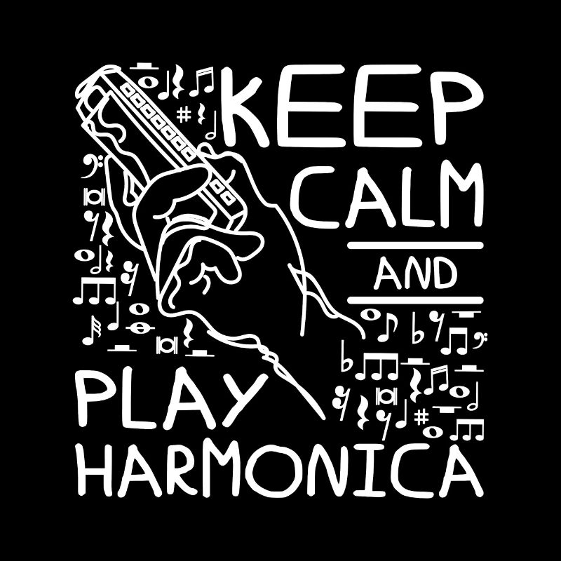 Keep calm and play harmonica