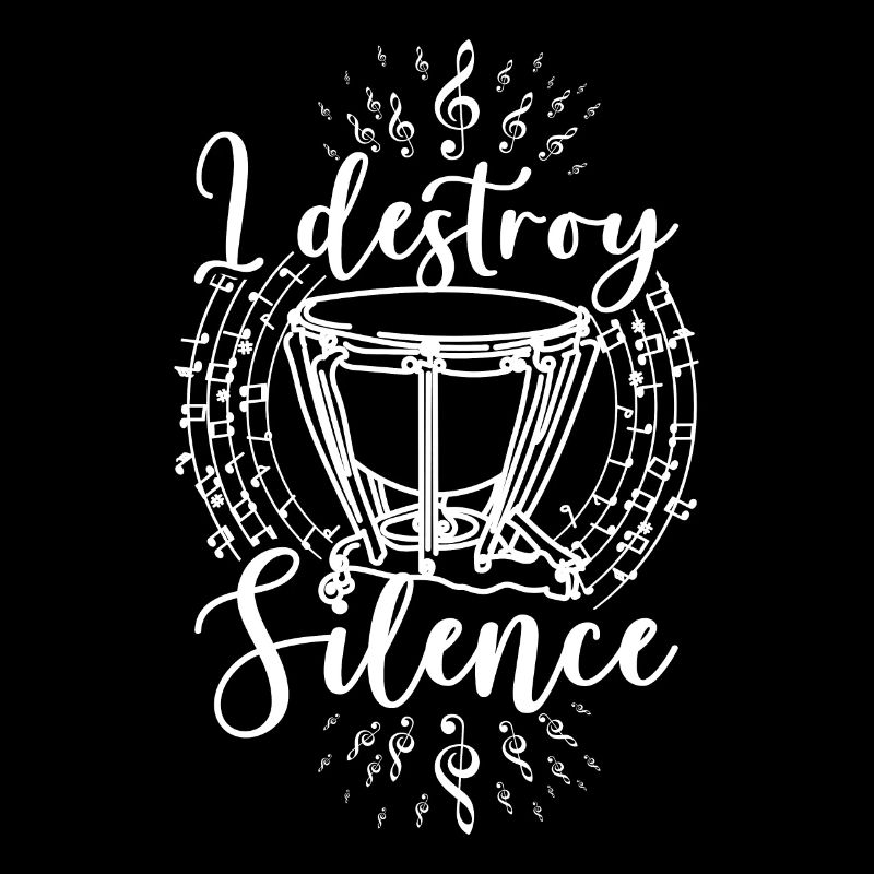I destroy silence playing Timpani