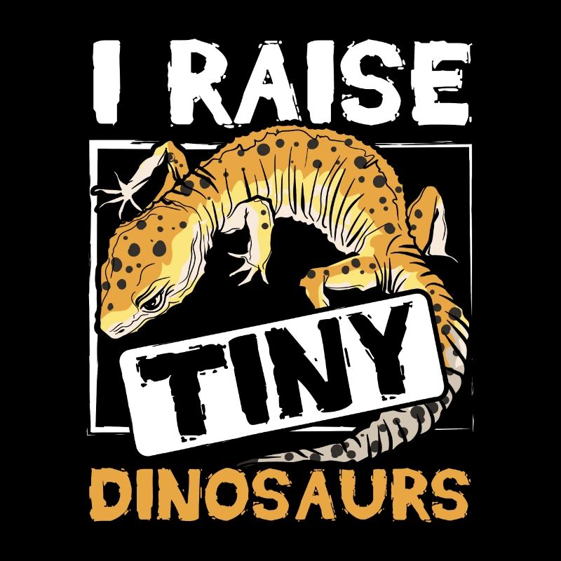 I raise tiny dinosaurs leopard gecko