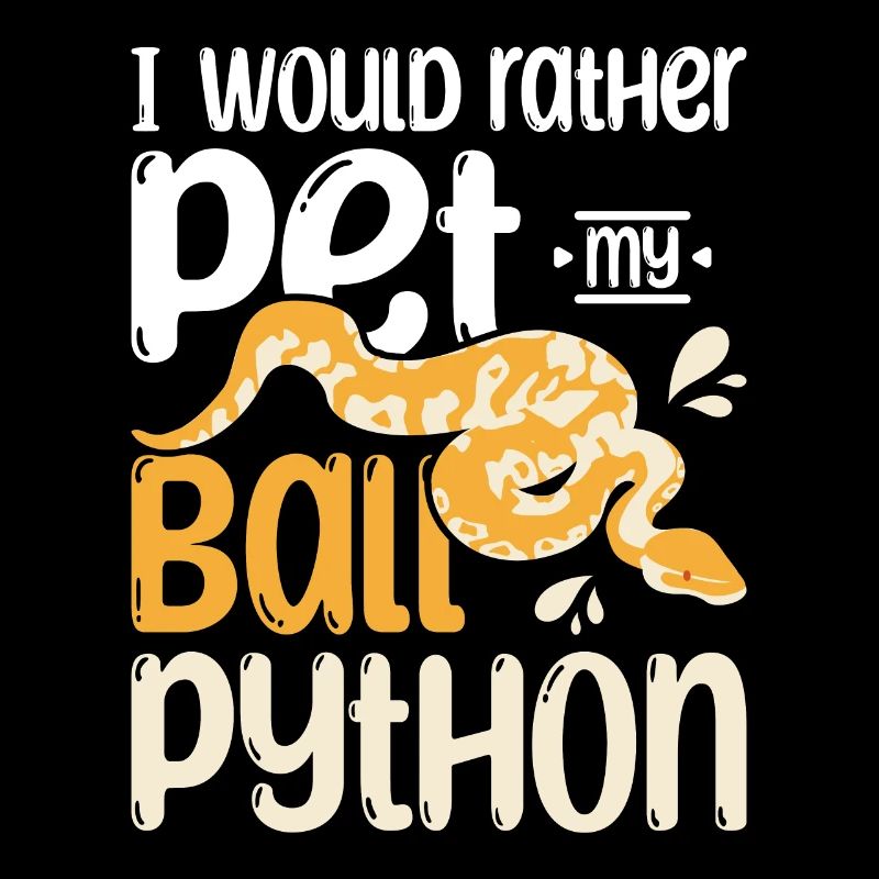 Je préfère caresser mon python royal