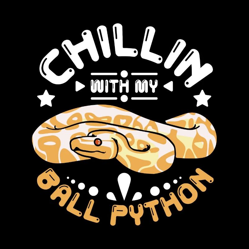 Chillin avec mon python royal