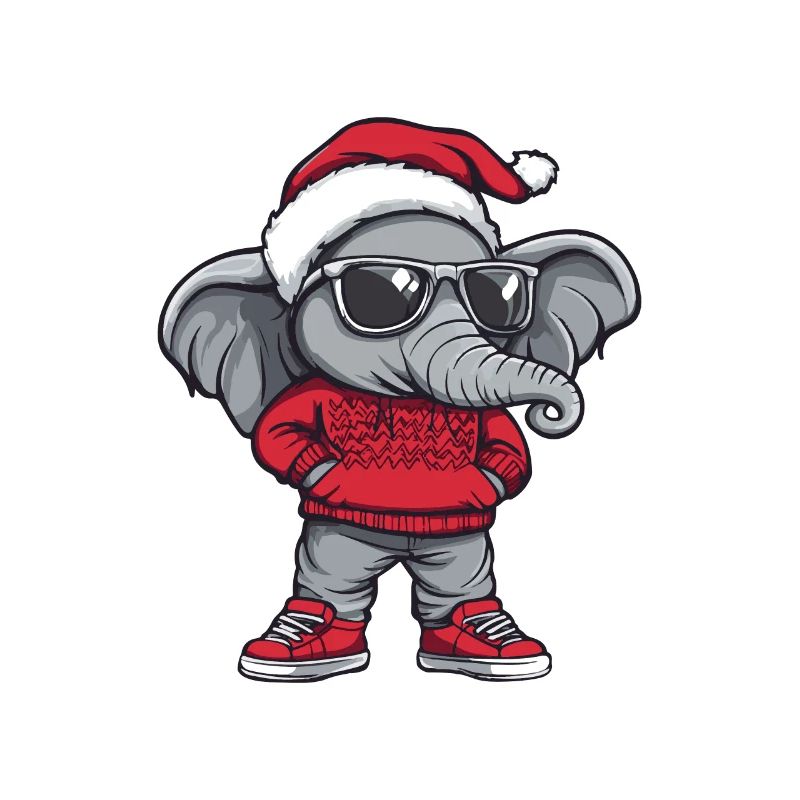 Noël éléphant Noël
