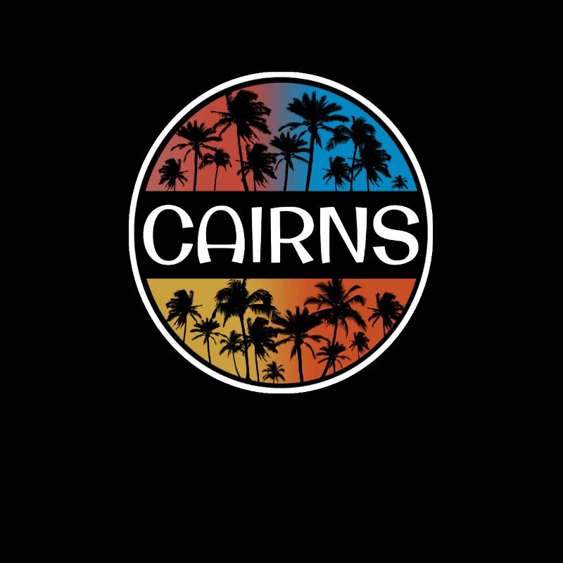 Cairns Australie Élégant Vacances Souvenir Palm