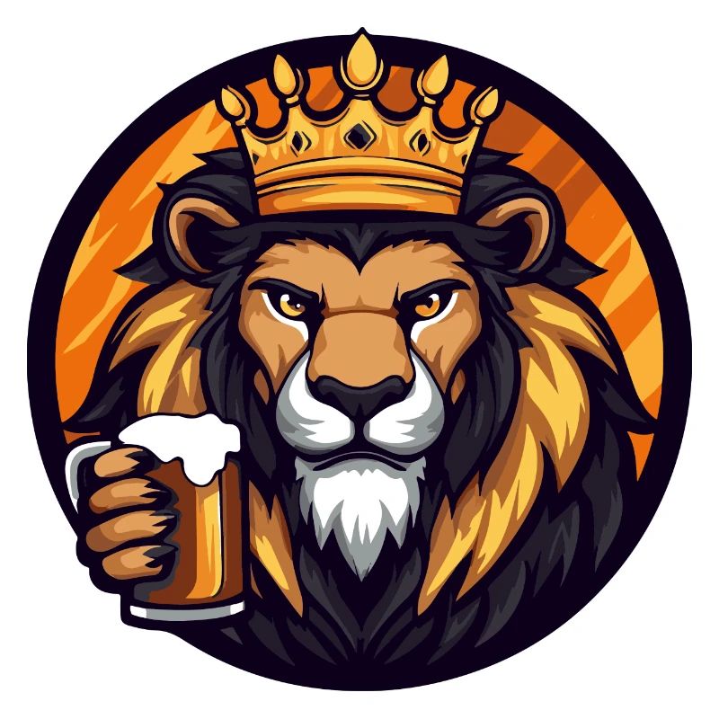 Bande dessinée de bière Lion