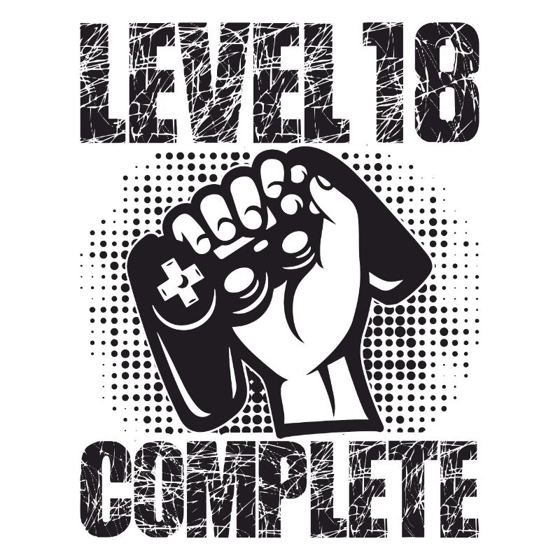 Level 18 Complete Geburtstagsgeschenk 18 Jahre