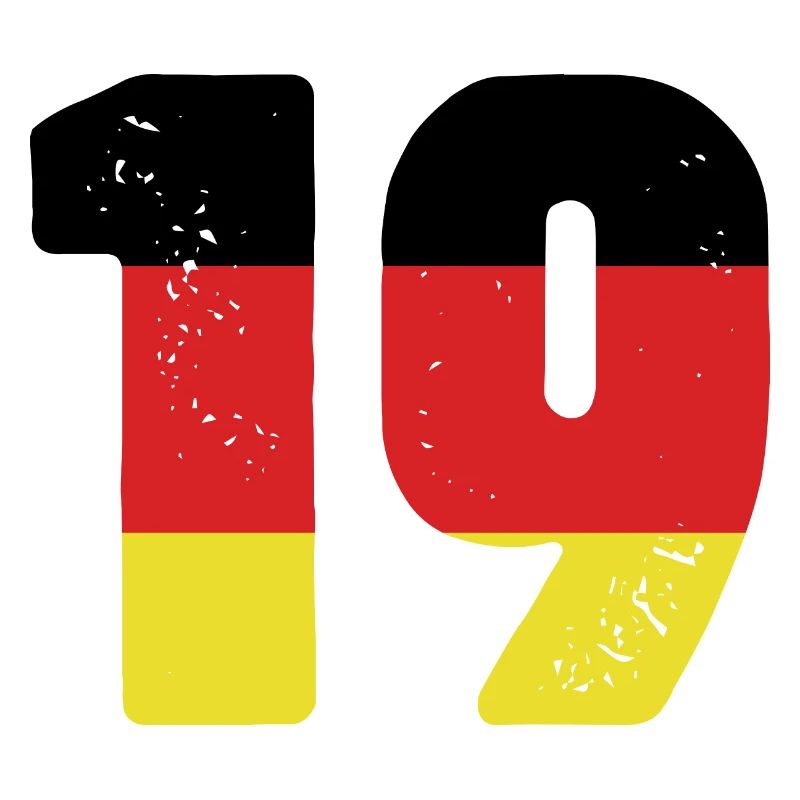 19 Number Jersey Germany