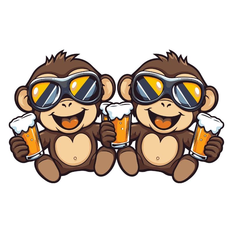 Monkey Ski Team Beer