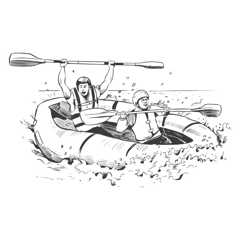 Rafting BoatIng Montagnes Eaux Vives Navigation de plaisance
