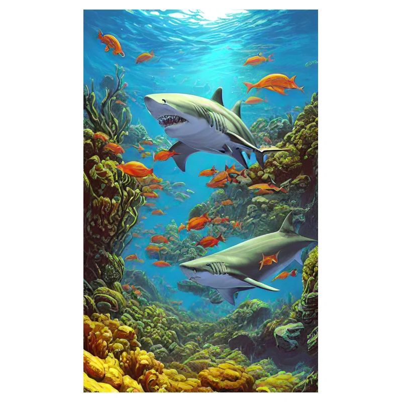 Requin | Grand requin blanc | Créature marine | Poisson
