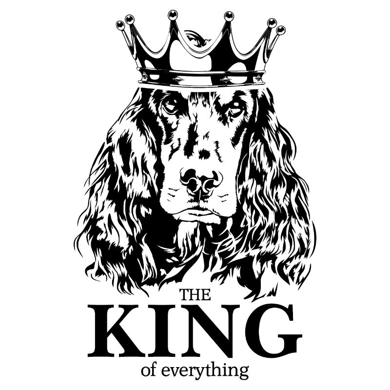 COCKER SPANIEL King Hundespruch Hunde Wilsigns