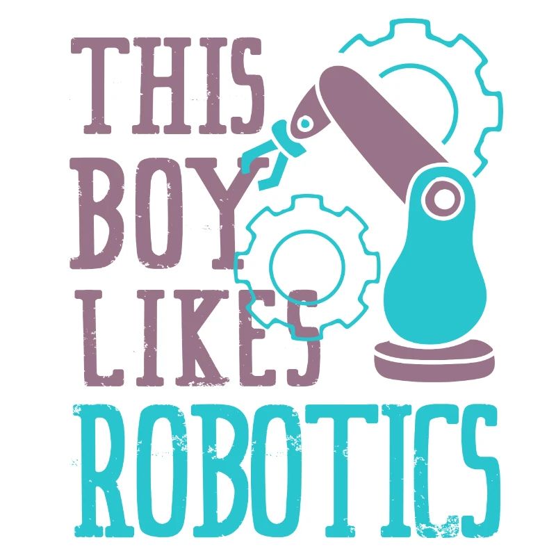 Junge mag Robotik Mechaniker Engineering Robot