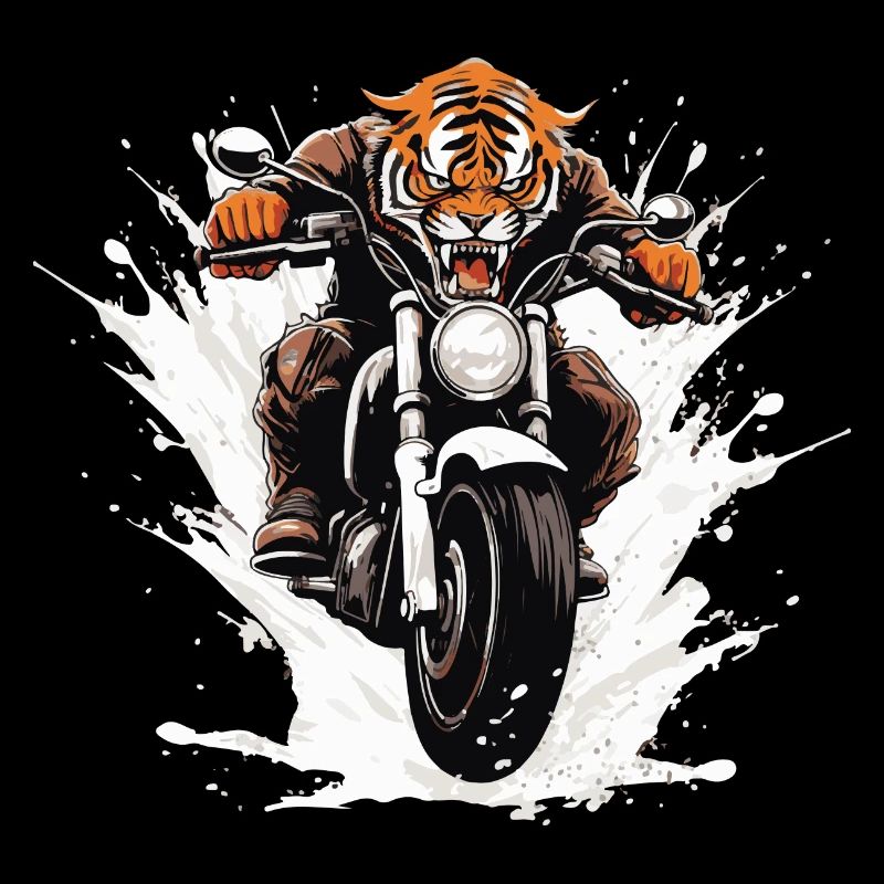 Tiger Motorrad Rider