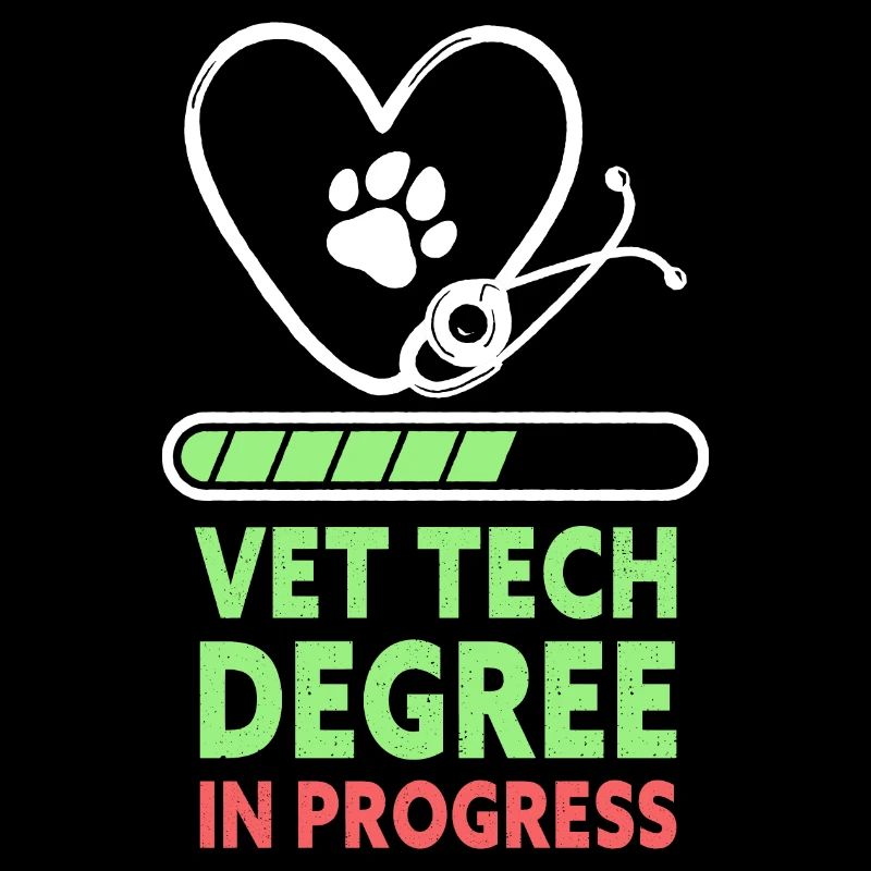 Vet Tech Degree In Progress Funny Veterinary