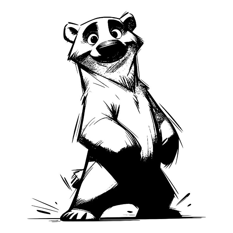 Cute bear comic darling with cuddle factor