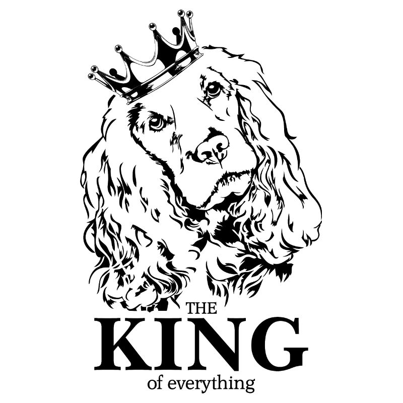 COCKER SPANIEL King Hundespruch Hunde Wilsigns