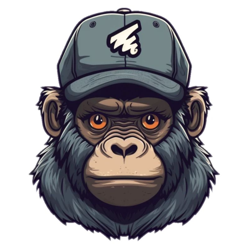 Monkey with cap