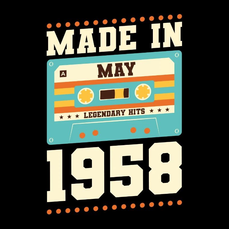 57e anniversaire Mai Né en 1966 Idée cadeau