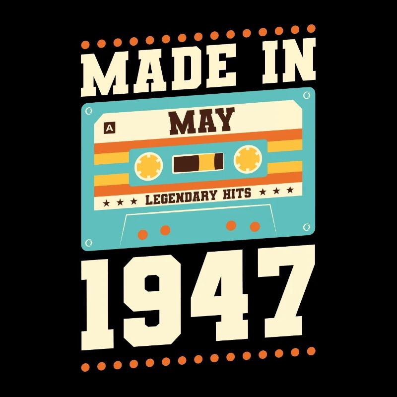 68e anniversaire Mai Né en 1955 Idée cadeau