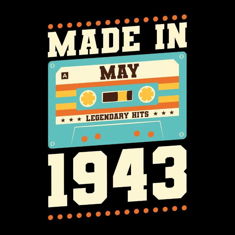 72e anniversaire Mai Né 1951 Idée cadeau