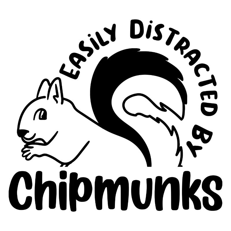 Distracted by Chipmunks Squirrel Forest Nature