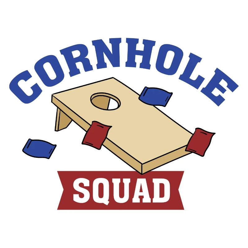Sac à lancer avec citation ironique de Cornhole