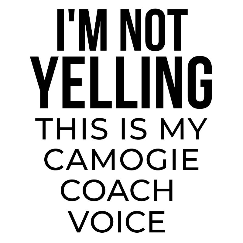 Je ne crie pas que c’est ma voix de coach camogie.