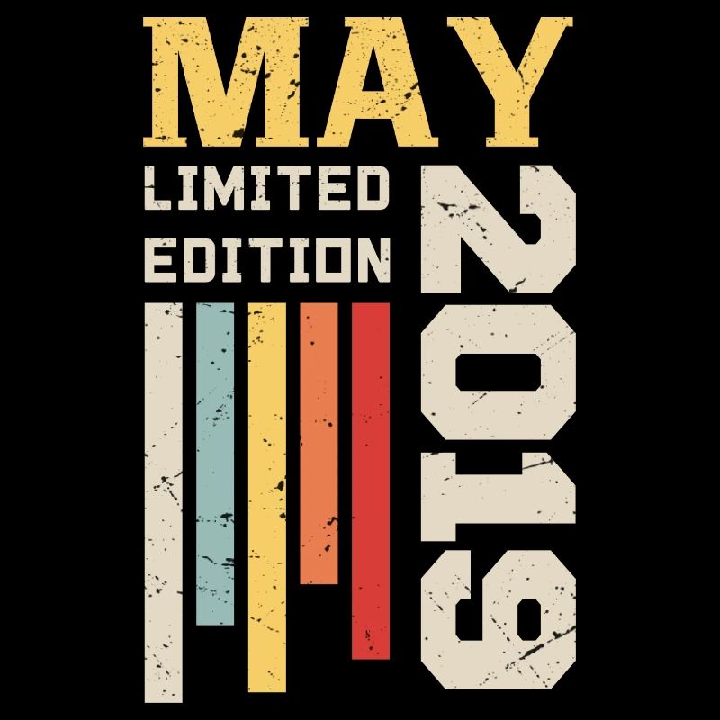 May 2019 - Birthday gift born in May 2019 May
