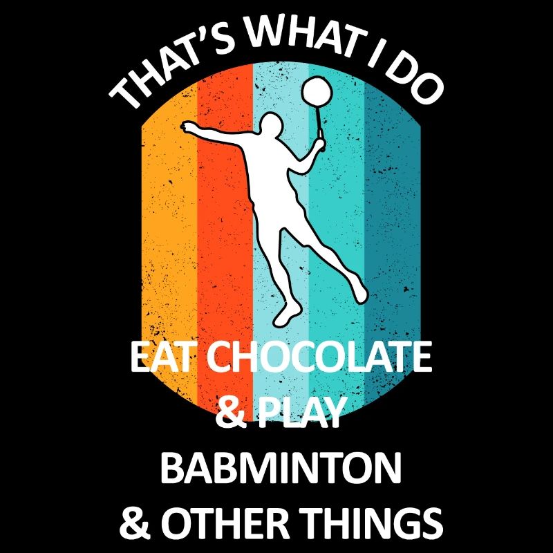 Badminton Badminton Badminton Player Chocolat