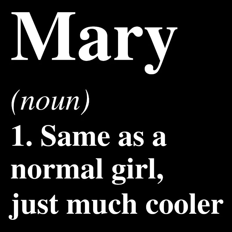 Mary Définition Cool Nom Dire Cadeau