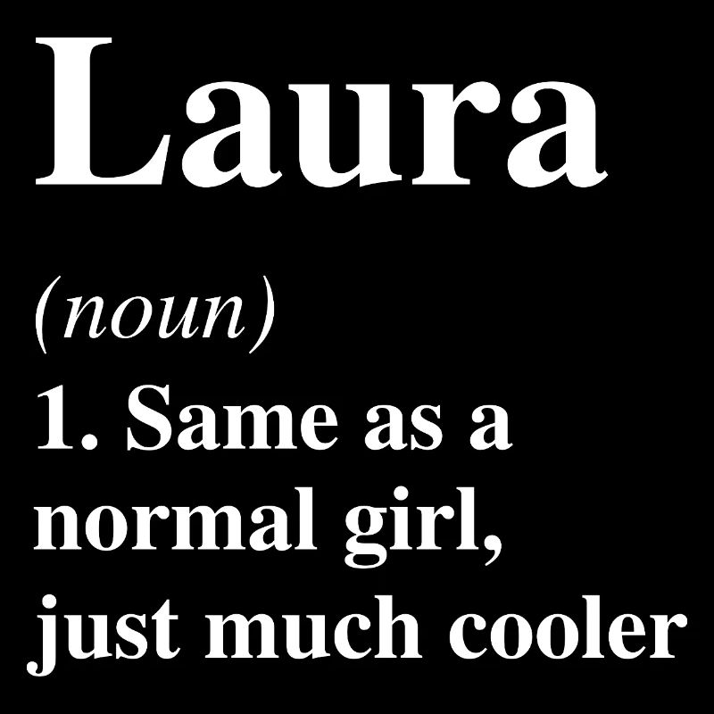 Laura Definition Cool Name Saying Gift