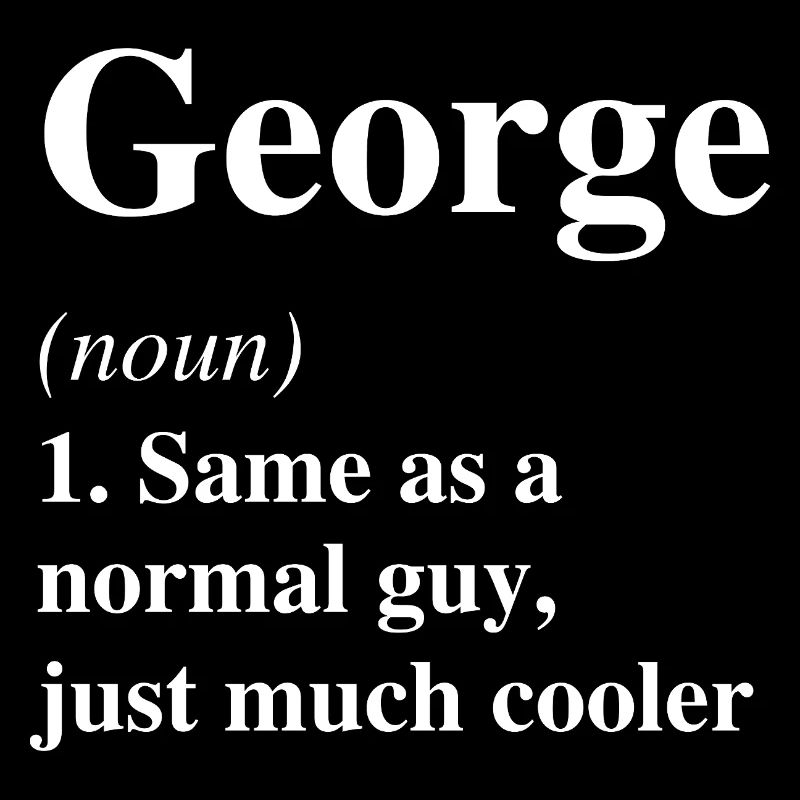 George Définition Cool Nom Dire Cadeau