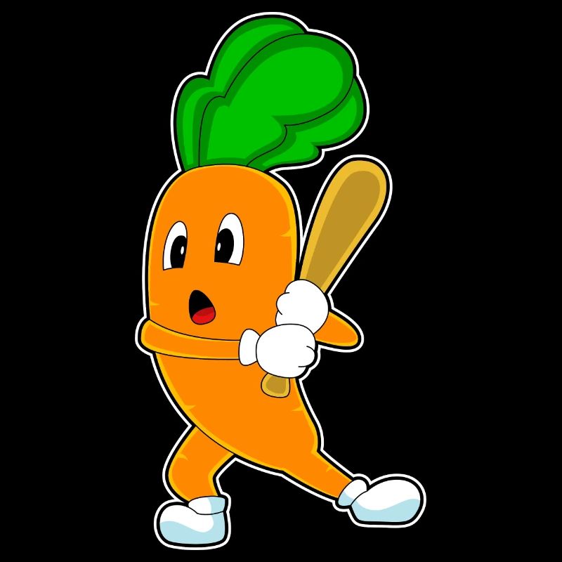 Carrot Baseball Baseball Bat