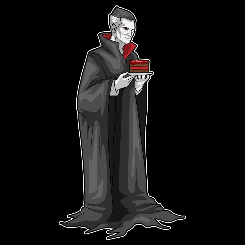 Vampire Halloween Cake