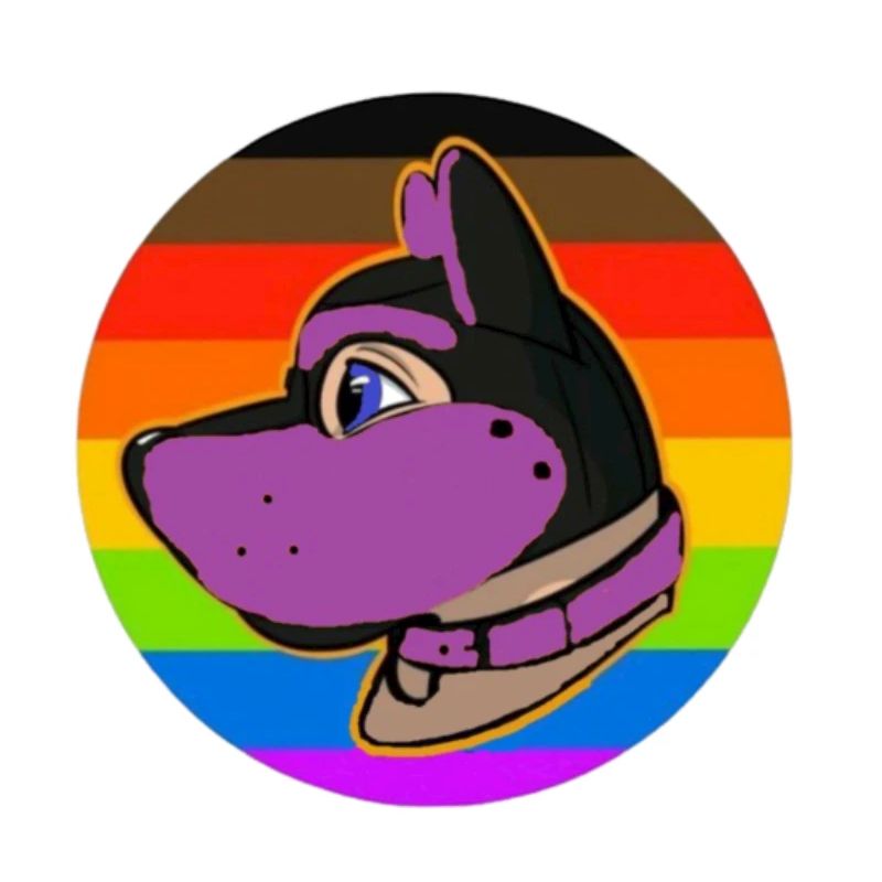 Capuche de chiot Logo Violet