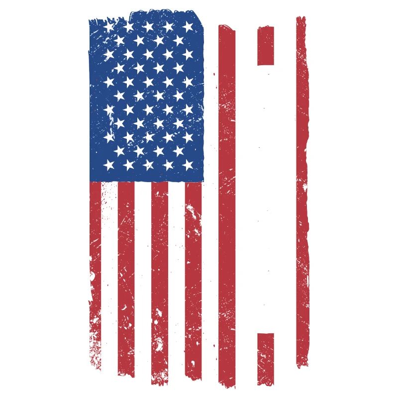 Camper Us Flag Camping