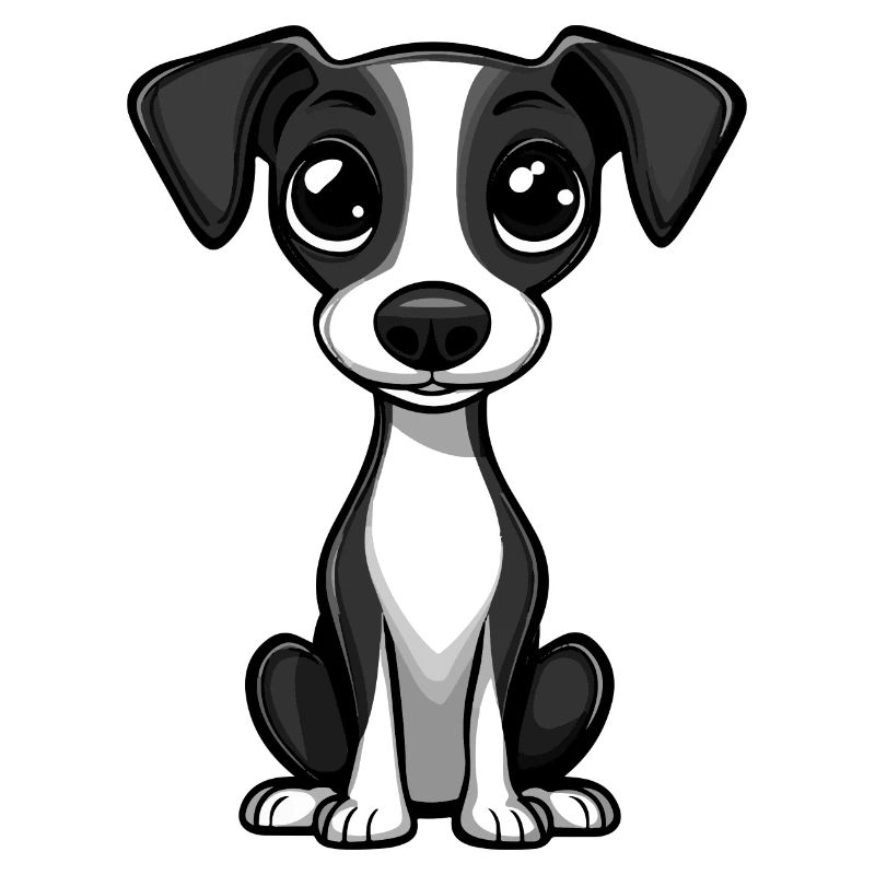 Whippet Chien Comique Bébé
