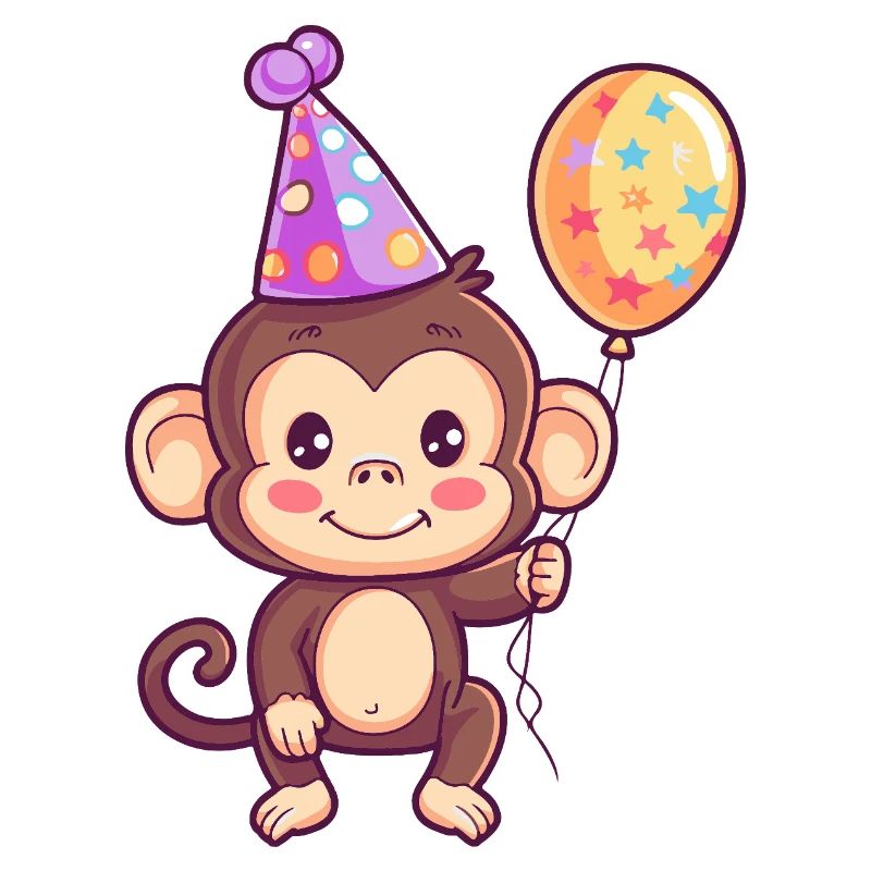 Singe Anniversaire Bébé