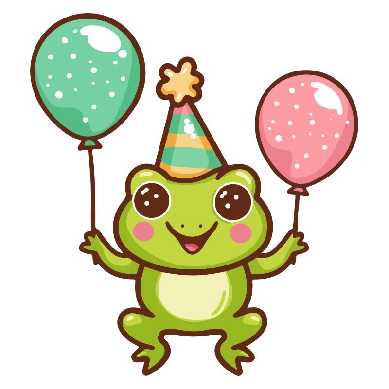 Frog Birthday Comic