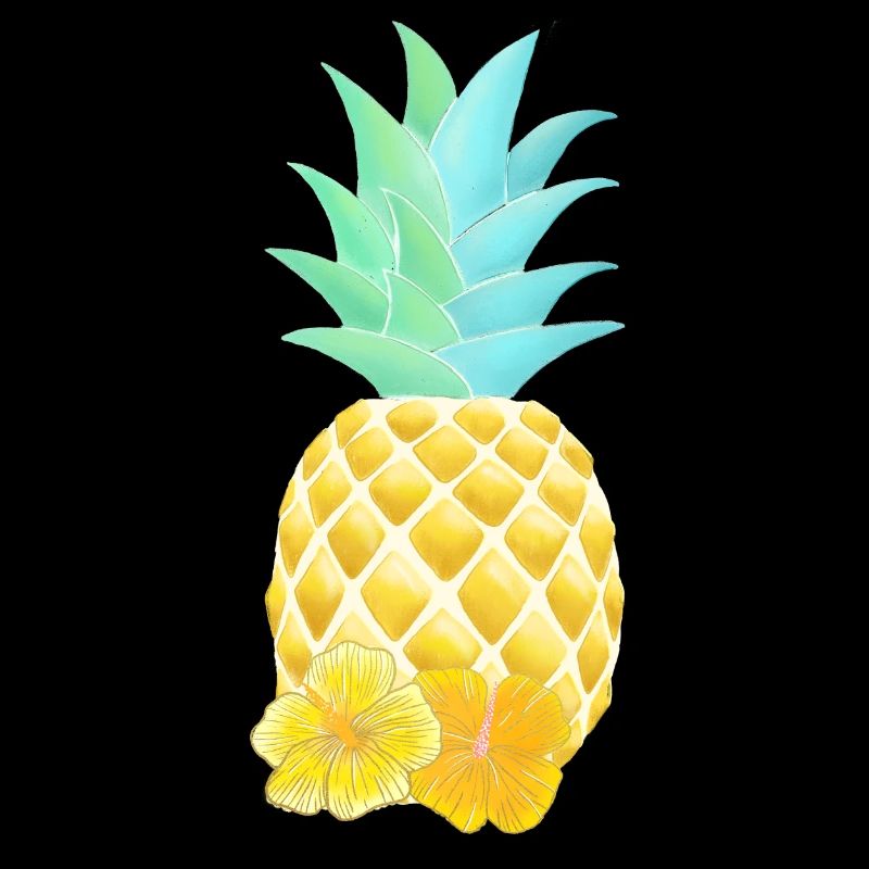 Fleurs d’ananas et d’hibiscus