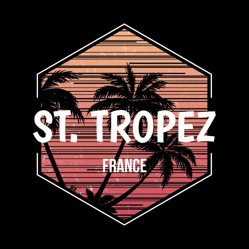 Saint Tropez Beach Vacation Souvenir