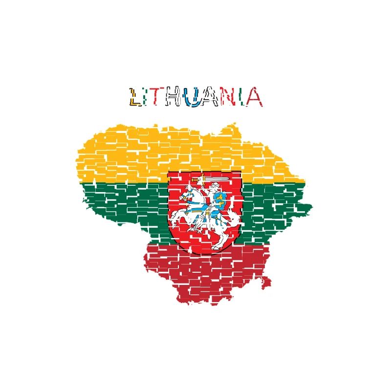 Drapeau Lituanie - Design d’art