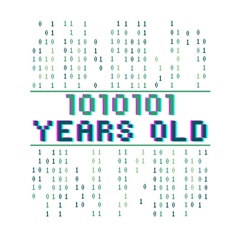 85th Birthday 85 Years Old Binary Code Coder