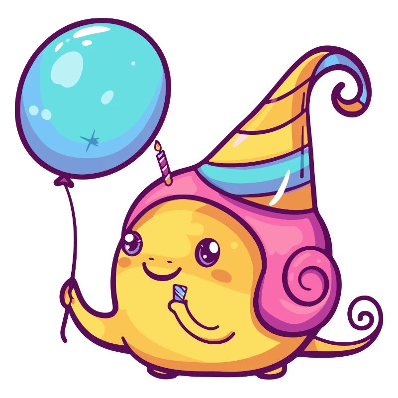 Escargot Anniversaire Bébé