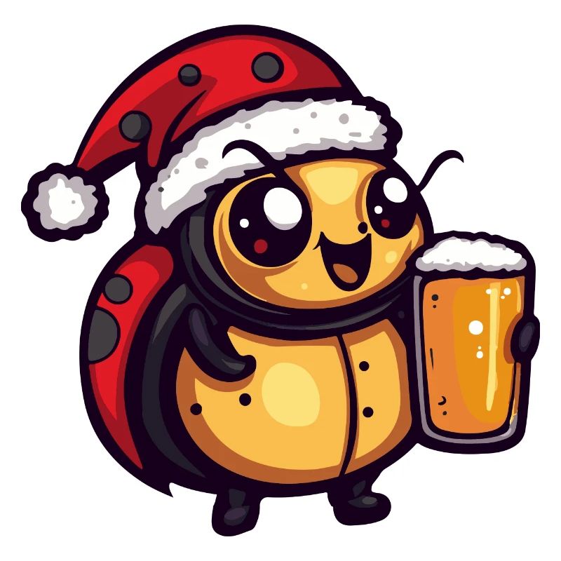 Bière Ladybug Noël