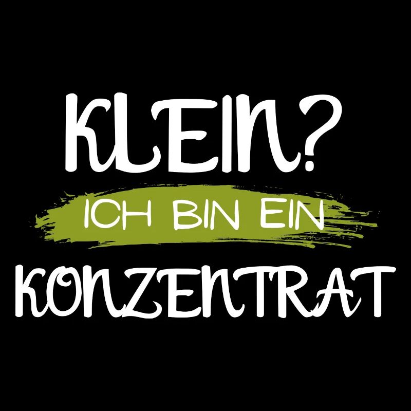 nicht klein bin konzentrat geschenk idee spruch