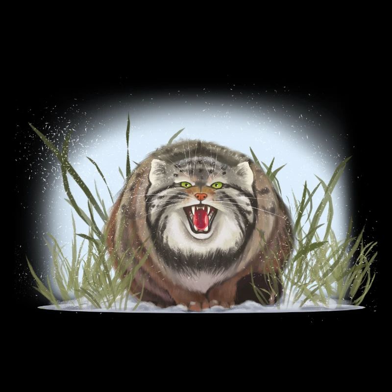 Manul n’aime pas caresser