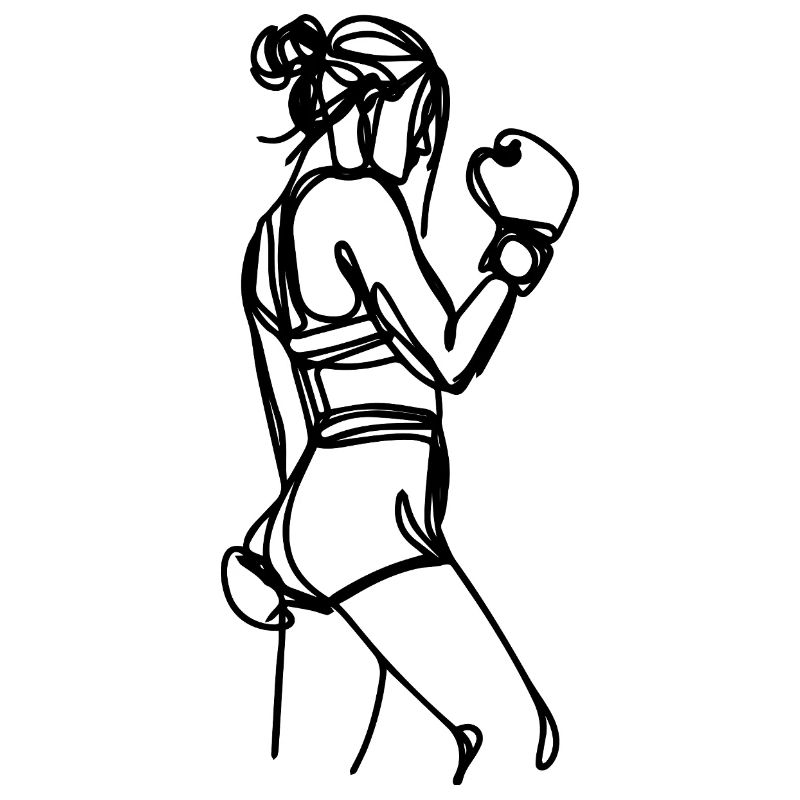 Sketch de la Boxeuse