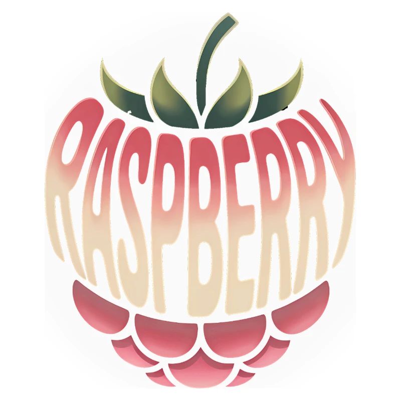 Raspberry - Cool Fruit Logo